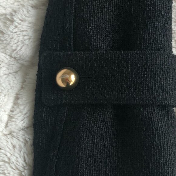 MO&Co. Vintage Cotton-blend Cropped Jacket_Women _ BLACK _ Size S - Picture 6 of 16